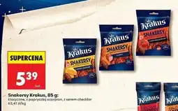Biedronka Snakersy z serem cheddar Krakus Animex oferta