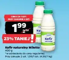 Netto Kefir naturalny Miletto oferta
