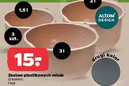 Netto Zestaw plastikowych misek oferta