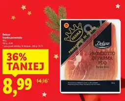 Lidl Szynka parmeńska Prosciutto di Parma PDO Deluxe oferta