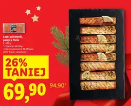 Lidl Łosoś atlantycki, porcje z fileta Lidl oferta