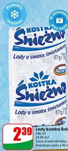 Dino Lody Kostka Śnieżna śmietankowa Koral oferta