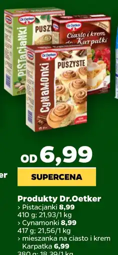 Netto Pistacjanki - mieszanka do wypieku Dr.Oetker oferta
