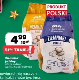 Netto Ziemniak jadalny (różne rodzaje) worek Netto oferta