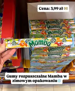 Intermarche Gumy rozpuszczalne w zimowym opakowaniu Mamba oferta