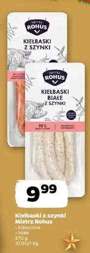 Netto Kiełbaski z szynki Mistrz Rohus klasyczne oferta