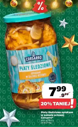 Netto Płaty śledziowe opiekane w zalewie octowej Corsarro oferta