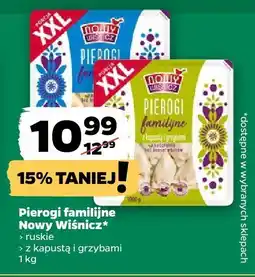 Netto Pierogi familijne Nowy Wiśnicz z kapustą i grzybami oferta