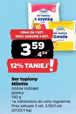 Netto Ser topiony Miletto oferta