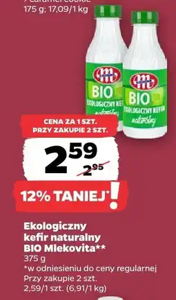 Netto Kefir Ekologiczny kefir naturalny BIO Mlekovita oferta