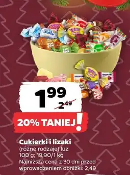 Netto Cukierki i lizaki (różne rodzaje) Netto oferta