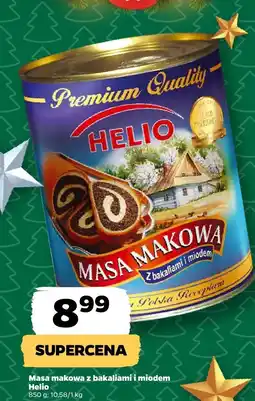 Netto Masa makowa z bakaliami i miodem Helio oferta