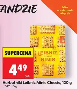 Biedronka Herbatniki Minis Classic Leibniz oferta