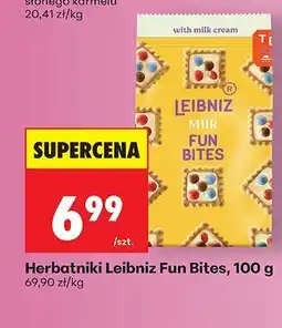 Biedronka Herbatniki Milk Fun Bites Leibniz oferta