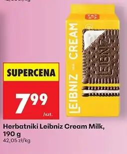 Biedronka Herbatniki Cream Milk Leibniz oferta