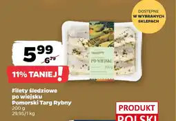 Netto Filety śledziowe Pomorski Targ Rybny oferta
