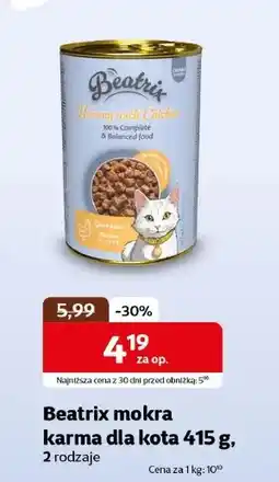 Kakadu Mokra karma dla kota Beatrix oferta