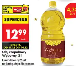 Biedronka Olej Wyborny oferta