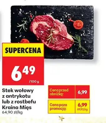 Biedronka Stek z rostbefu Kraina Mięs oferta