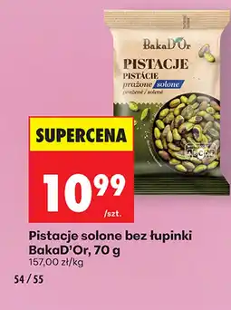 Biedronka Pistacje prażone BakaD'Or oferta