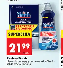 Biedronka Sól do zmywarki Finish oferta