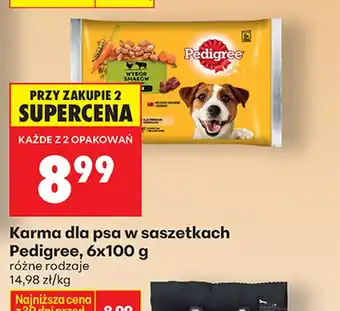 Biedronka Karma dla psa Pedigree oferta