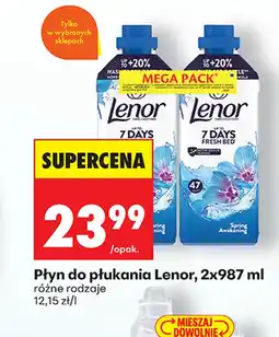 Biedronka Płyn do płukania Lenor oferta