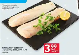 Selgros Miruna filet bez skóry Selgros oferta