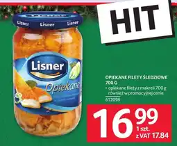 Selgros Opiekane filety śledziowe z makrelą 700 g Lisner oferta