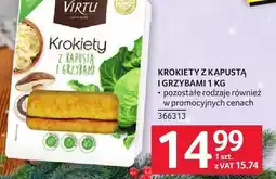 Selgros Krokiety z kapustą i grzybami 1 kg Virtu oferta