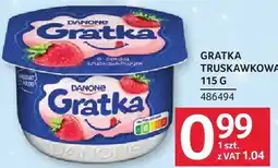 Selgros Gratka truskawkowa 115 g Danone Gratka oferta