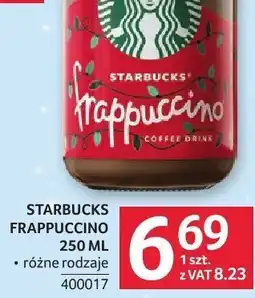 Selgros Starbucks Frappuccino 250 ml oferta