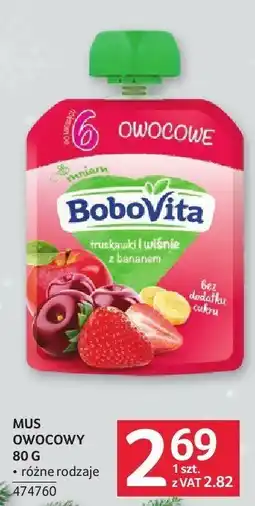 Selgros Mus owocowy BoboVita 80 g oferta