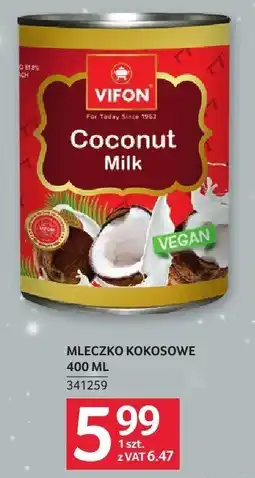 Selgros Mleczko kokosowe 400 ml Vifon oferta