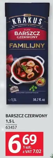Selgros Barszcz czerwony 1,5 l Krakus oferta