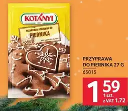 Selgros Przyprawa do piernika 27 g Kotányi oferta