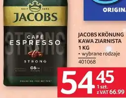Selgros Kawa Jacobs Króning ziarnista 1 kg • wybrane rodzaje oferta