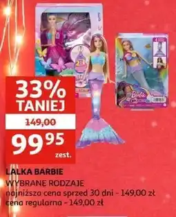 Auchan Lalka syrenka Barbie oferta