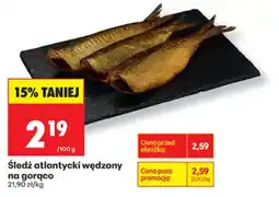 Biedronka Śledź atlantycki wędzony na gorąco oferta
