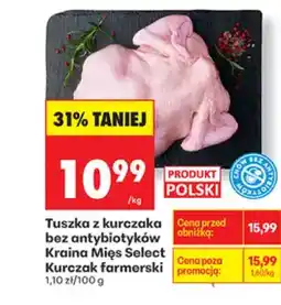 Biedronka Tusza z kurczaka bez antybiotyków Kraina Mięs Select Kurczak Farmerski oferta