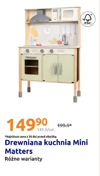 Drewniana kuchnia Mini Matters