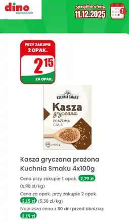 Dino Kasza gryczana prażona Kuchnia Smaku oferta