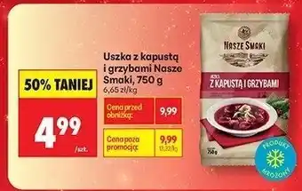 Zupa Uszka z kapustą i grzybami Nasze Smaki 750 g