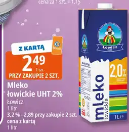 E.Leclerc Mleko łowickie UHT 2% Łowicz oferta