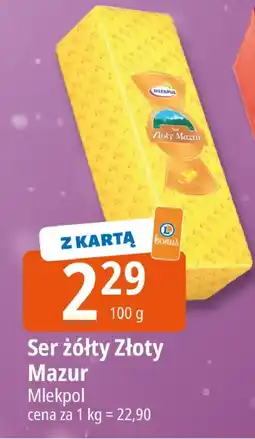 E.Leclerc Ser żółty Złoty Mazur Mlekpol oferta