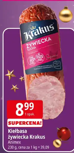 E.Leclerc Kiełbasa żywiecka Krakus Animex oferta