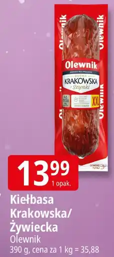 E.Leclerc Kiełbasa Krakowska/Żywiecka Olewnik oferta