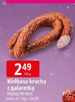 E.Leclerc Kiełbasa krucha z galaretką Madej Wróbel oferta