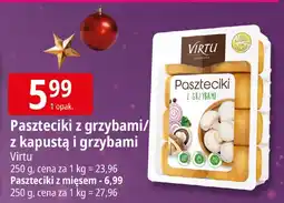 E.Leclerc Paszteciki z grzybami/z kapustą i grzybami Virtu oferta