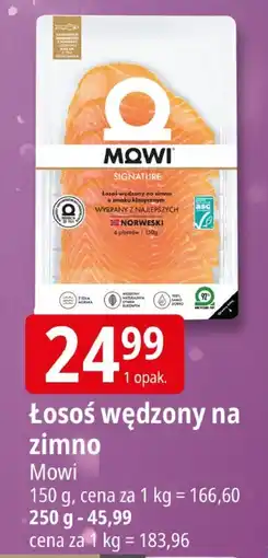 E.Leclerc Łosoś wędzony na zimno Mowi oferta